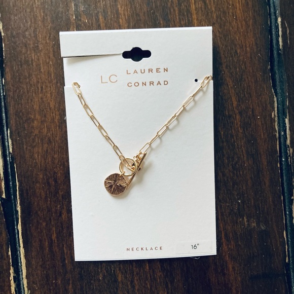 LC Lauren Conrad Jewelry - NWT Lauren Conrad gold necklace